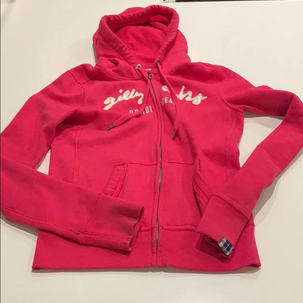 Gilly Hicks zip hoodie pink